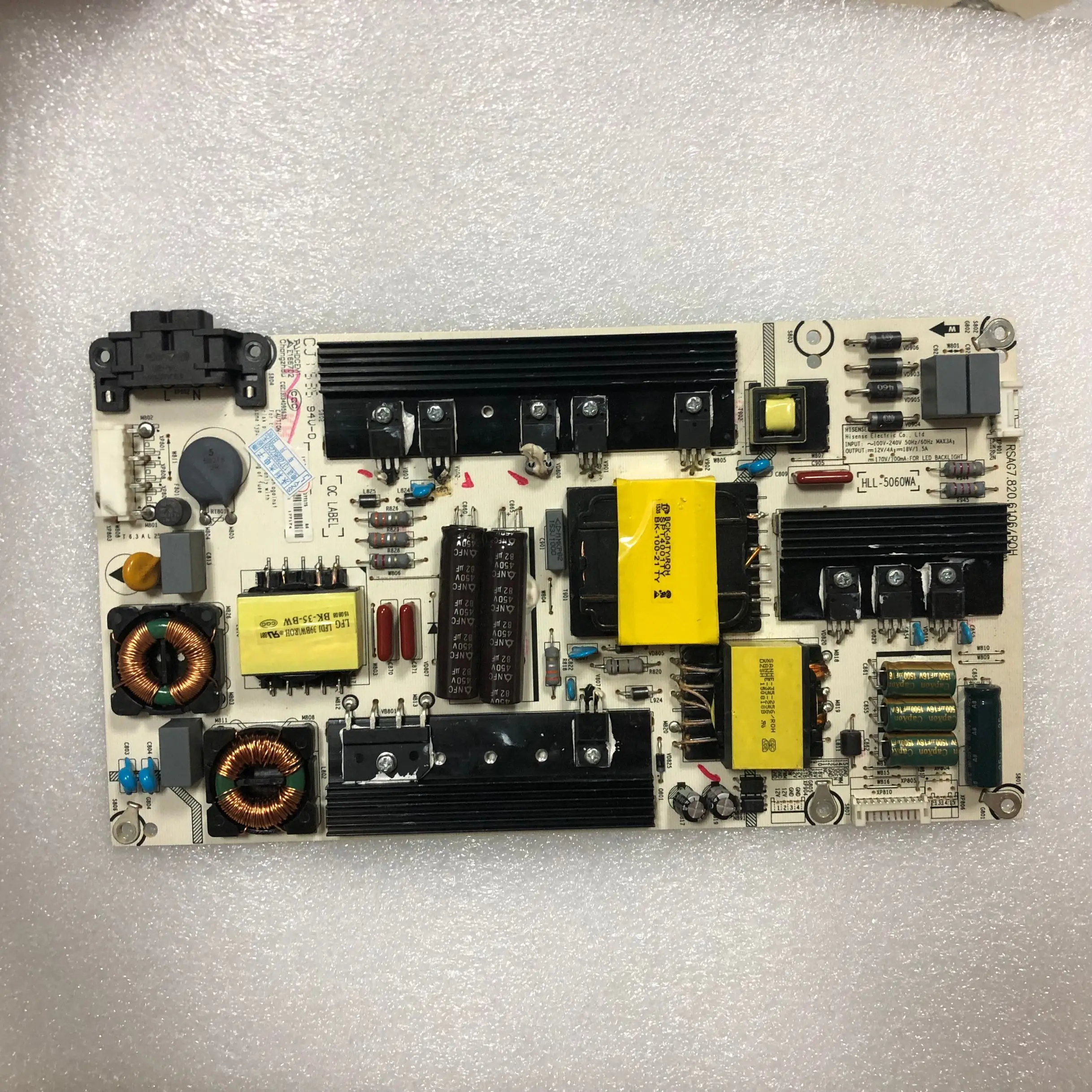 

power board for LED55EC290N LED55K220 LED58K220 RSAG7.820.6106/ROH