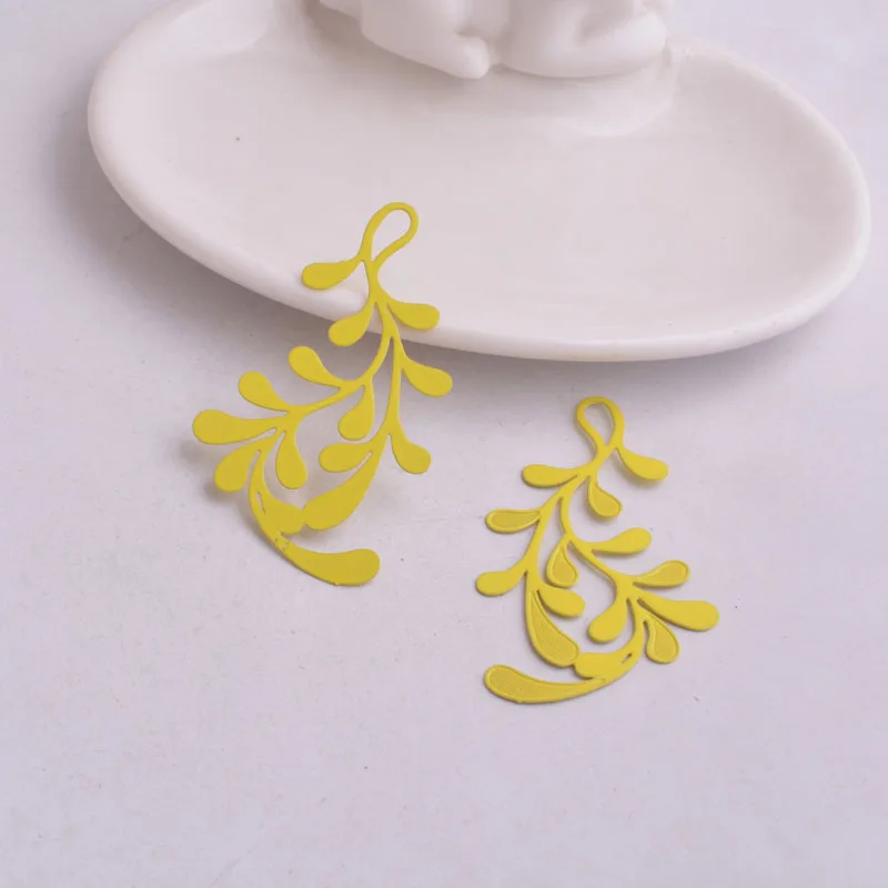 30 Stück AB2840 32*58mm Große Ast-Anhänger Ohrring-Zubehör DIY Schmuckzubehör – Detail 7