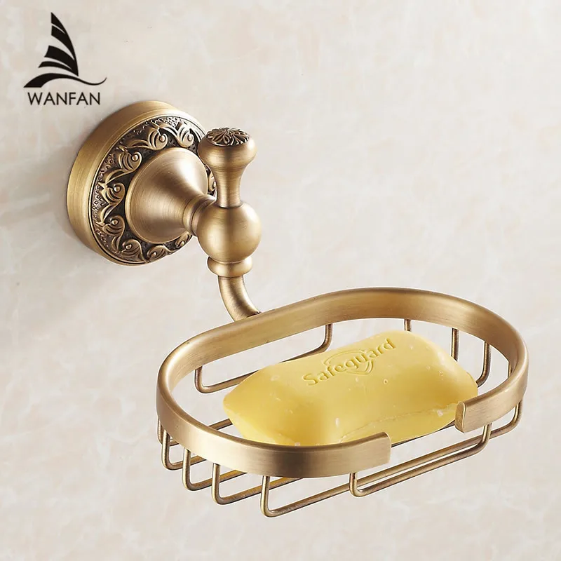 Soap Dishes Modern Antique Bronze Finish Brass Decorative Soap Basket Soap Dish Crystal Soap Holder Bathroom Accessories 3706