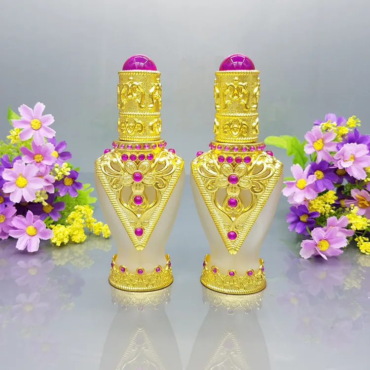 33ml gypt perfume bottle with pump sprayer,gold color aluminum sprayer vintage perfume bottle