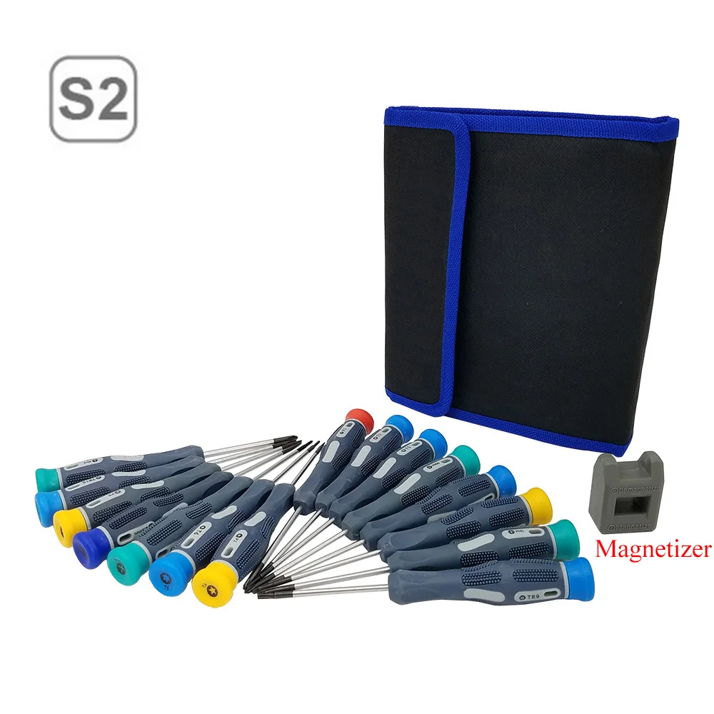 16PC Precision Screwdriver Set S2 Steel with Magnetic