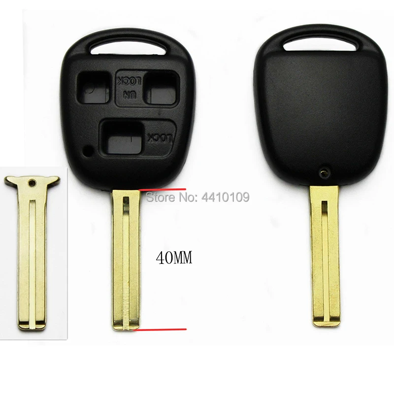 Wholesale Remote Car Key Shell For Lexus ES300 GS300 3B Key Case 46mm/40mm/38mm With Logo