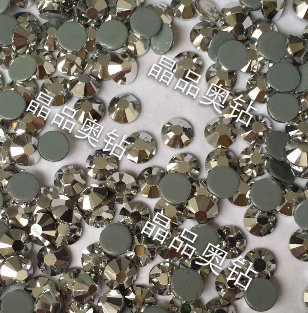 

high quality of hotfix flat back rhinestone ss6 jet hematite 100 gross 14400 pcs each lot ,super shiny quality in wholesale