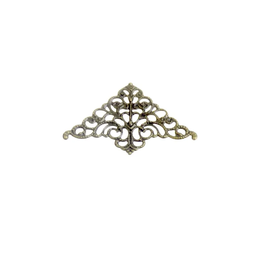 Hurtownia 20 SZTUK Metalowe Filigranowe Zawieszki Łączniki Ozdoby Prezent DIY Elementy 5x3.2cm — zdjęcie 4