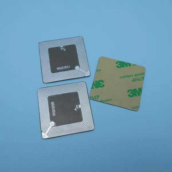 Anti-metal NFC phone tag 40x40mm 13.56MHZ stick on metal tag