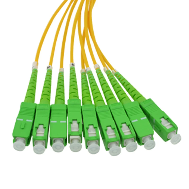 FTTH ABS Box 1x8 FC APC PLC Fiber Optical Splitter with FC/APC Connector Planar waveguide type Optical splitter