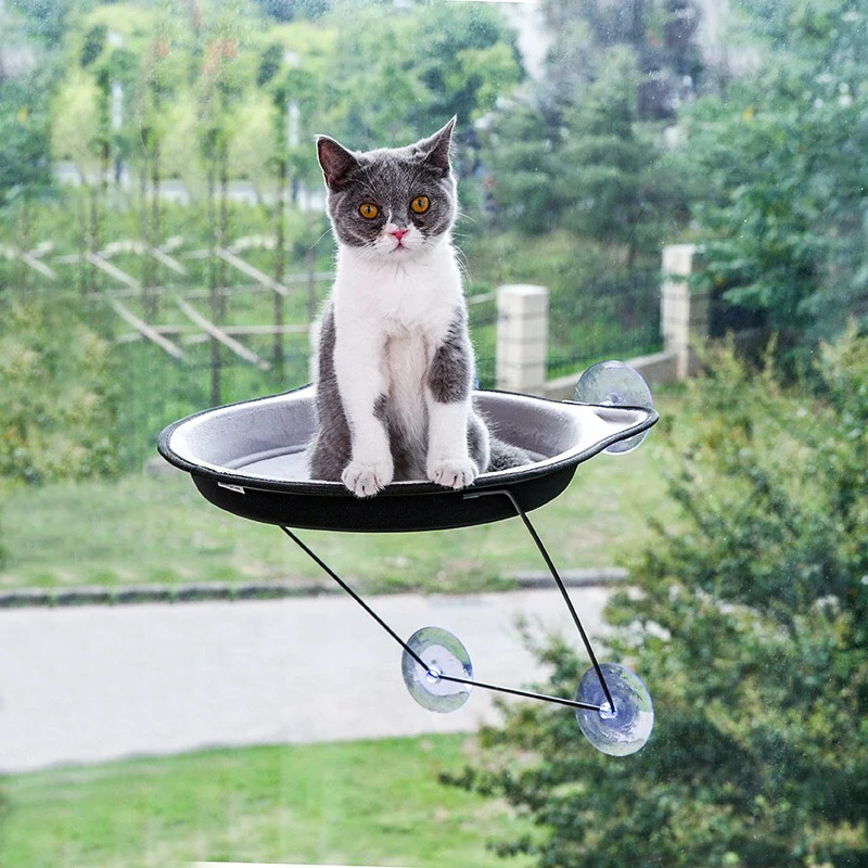 Cat Hammock Bed Window Wall Kitten Toy Suction Cups for Pets Cat Rest House Cozy Cage Hanging Shelf Sunny Seat Lounger Mount