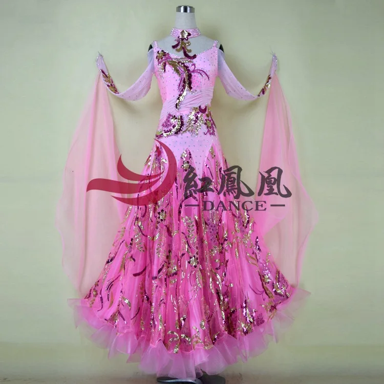 

High-end International Standard Ballroom Smooth Dance Competition Dress, /Ballroom Standard Tango Waltz Dance Dress