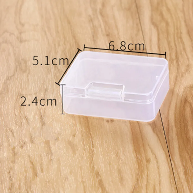 Jewelry Display Practical Toolbox Plastic Container Box for Tools Case Screw Sewing Boxe Transparent Component Screw Storage Box