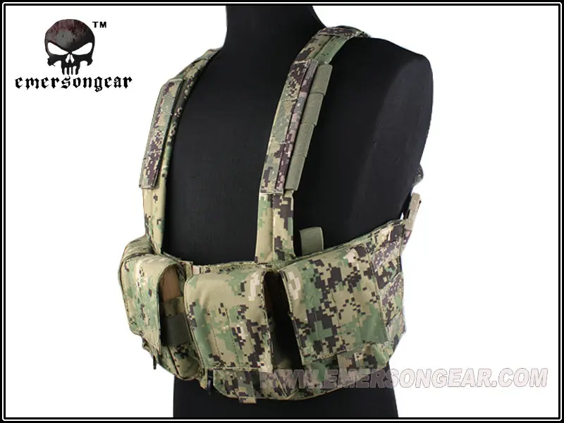 emersongear LBT1961K Style 7.62 Tactical Chest Rig,  Combat Vest, AOR2, EM2978B