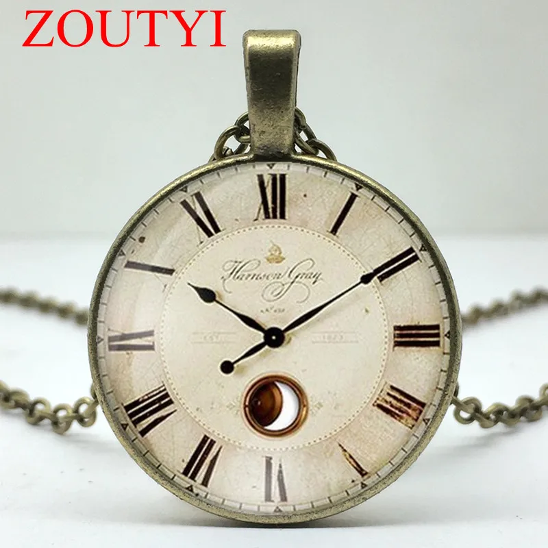 2018-Лидер-продаж-модные-часы-и-часы-ожерелье-со-стеклянной-подвеской-мужская-и-женская-одежда-ожерелья