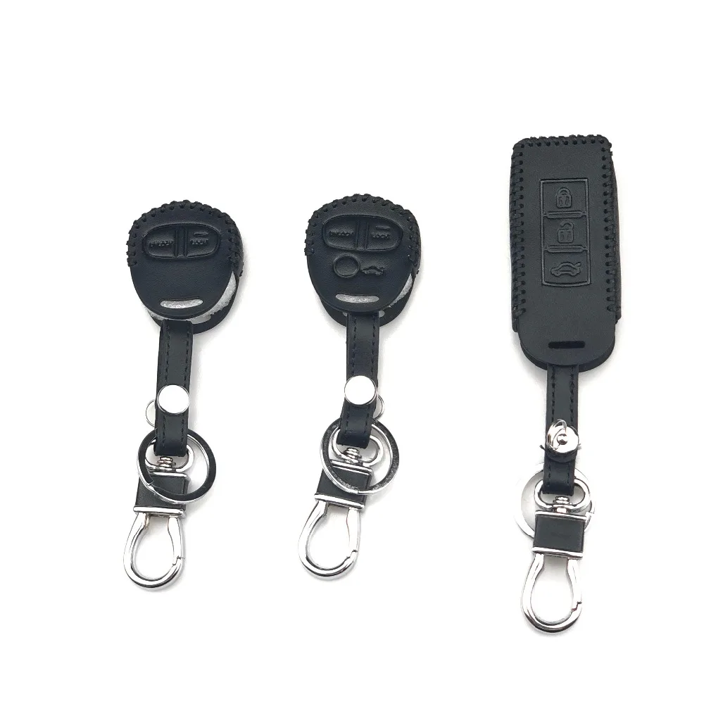 Car Leather keychain Remote key protection cover Case For Mitsubishi GT XR-PHEV Delica Xpander L200 Mirage Samurai EX FORTIS