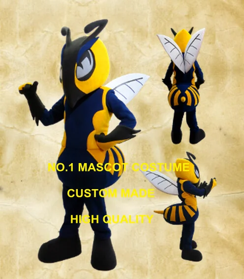 

High Quality Anime Cosplay Costume hornet Mascot Costume Adult Carnival bee Theme mascotte mascota Fancy Dress Kits Suit 2097