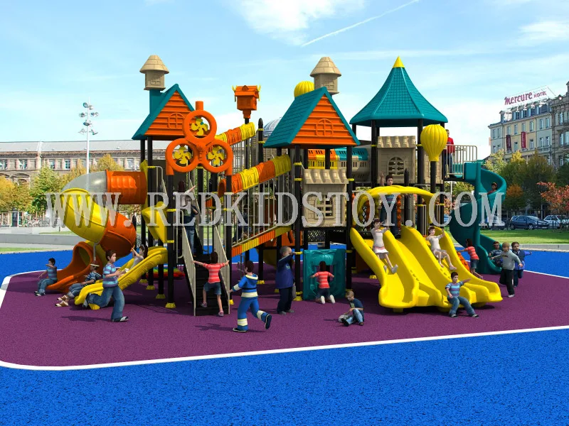 Exported to Canada Nontoxic Kids Outdoor Play System HZ16-127A 20 Years' Manufacturer