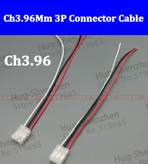 

20pcs NEW CH3.96 Mm Pitch 3P Crimp Terminal Connector Cable 150MM CH 3.96MM