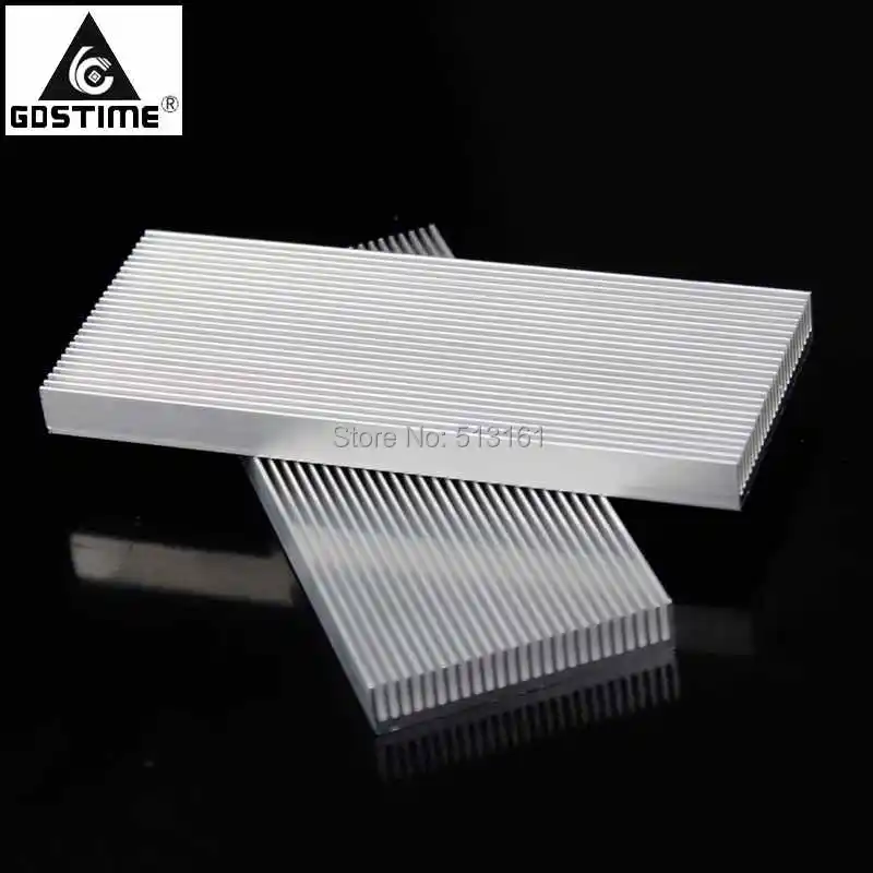 

30PCS Gdstime 100MM 100x40x8MM DIY Cooler Aluminum Heatsink Radiator Heat Sink Chip for IC LED Power Transistor