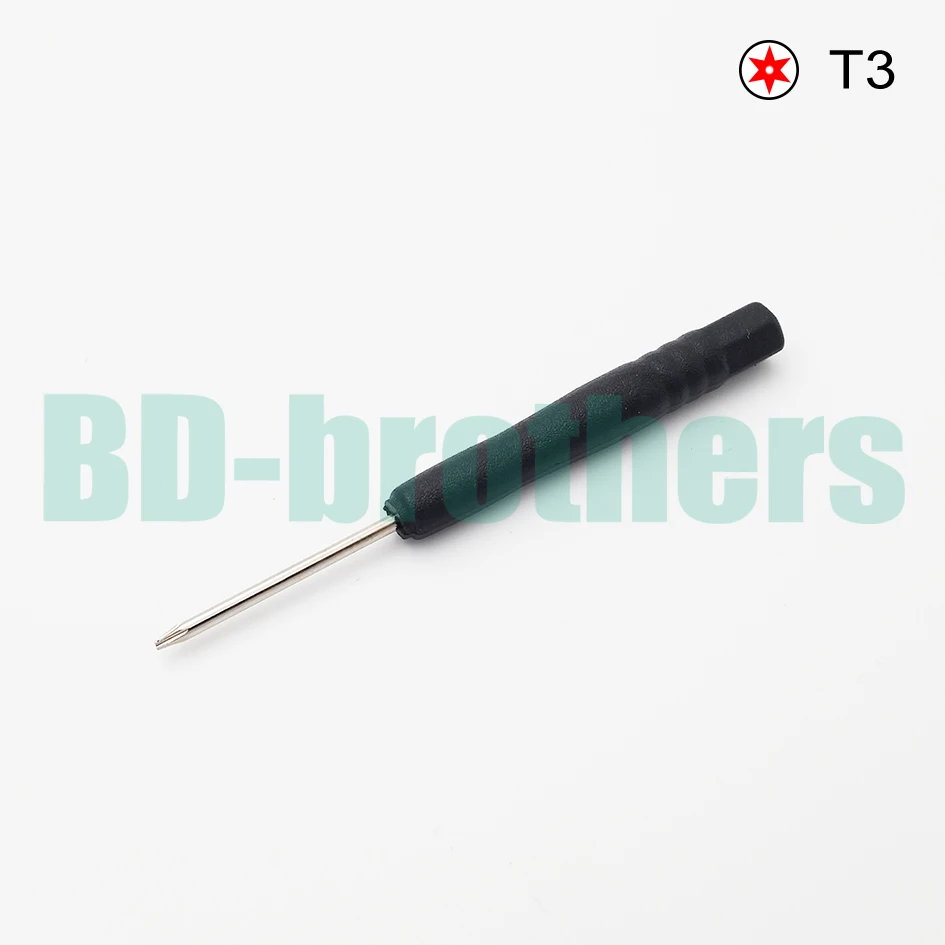 

T3 Screwdriver Black 83mm Hex Torx Screw Drivers Open Tool for Hard Disk Circuit Board Phone Opening Repair 6000pcs/lot