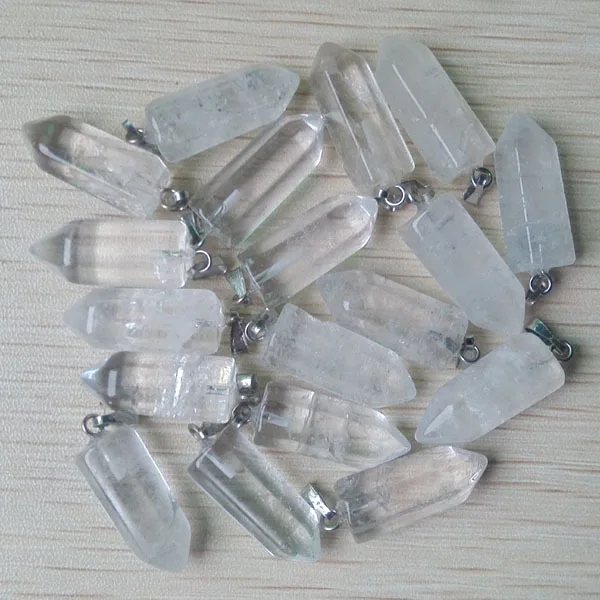 2018 New fashion bestselling good quality watermelon white stone point pillar pendants charms 24pcs/lot Wholesale free shipping