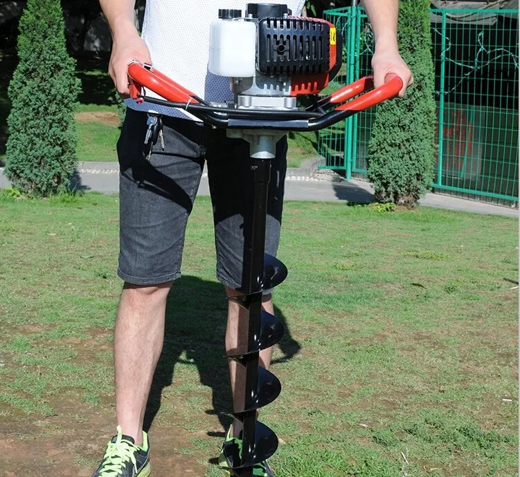 Professionale 52CC Terra Trapano Trivella di terra Hole Digger Attrezzi Da Giardino di Impianto Farm Coclea Trapano Agricola coltivatore