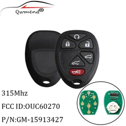 2pcs*Keyless Entry Remote Key For Chevrolet Tahoe Traverse GMC Yukon 2007 2008 2009 2010 2011 2012 2013 2014 15913427 Car key