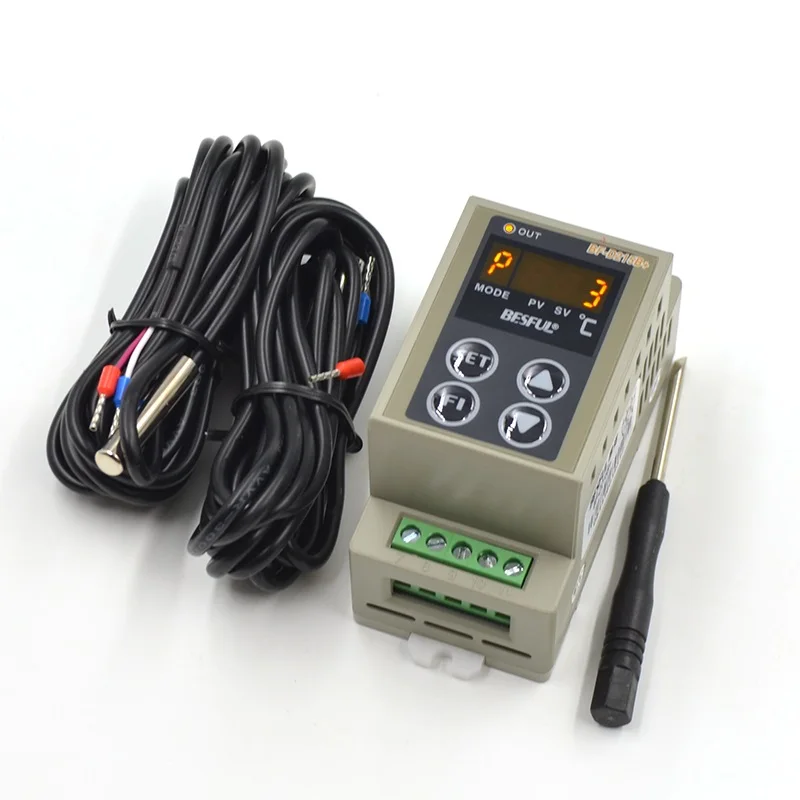 BF-D215B+ guide rail temperature difference meter solar water circulation temperature difference backwater controller