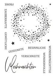 German Words Clear Stamps Scrapbook Paper Craft Clear Stamp Scrapbooking X0036