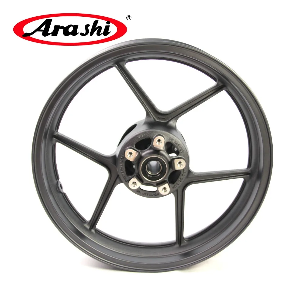 

ARASHI NINJA Z750 07 08 Front Wheel Rim Motor Rims For KAWASAKI Z 750 2007 2008 ZX6R 05-12 NINJA ZX10R 06-10 MATTE BLACK