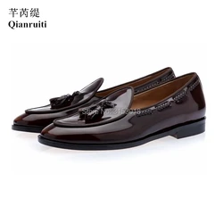 Nice Brown Formal Shoes for men Spring 2019 High Quality Male Fashion Show Business Dress Shoes For Party