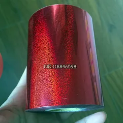 Sand Red One Roll Hot Stamping Foil for Paper or Plastic Gold Color 80mmx120M Heat Transfer