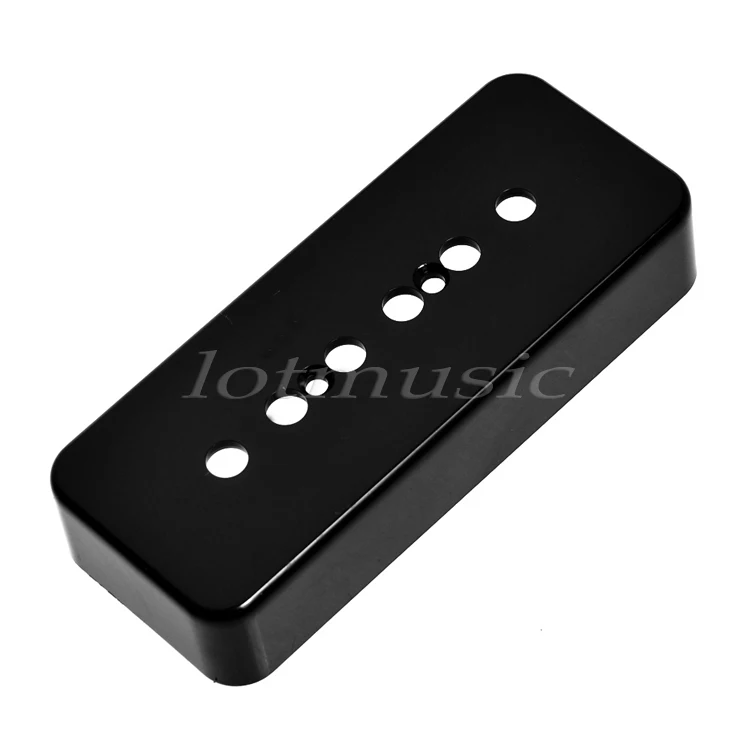 Single Coil Pickup Cover Dog Ear Soapbar for P90 Style Electric Guitar Parts Accessories Black White 20 Pcs