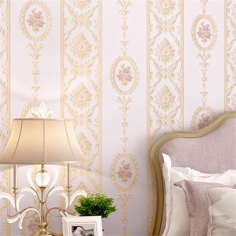 beibehang Rural style home wallpaper small floral small fresh flowers bedroom living room warm romantic wedding room wallpaper