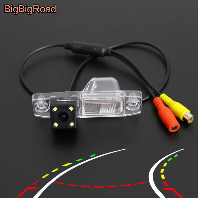 

BigBigRoad Car Intelligent Dynamic Trajectory Tracks Rear View Camera For KIA Forte Cerato K3 Sedan Sportage R 2 SL 2011 - 2016