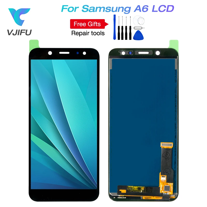 5.6'' For Samsung Galaxy A6 2018 A600 A600F A600FN LCD Display Touch Screen Digitizer Assembly For SAMSUNG A6 2018 LCD