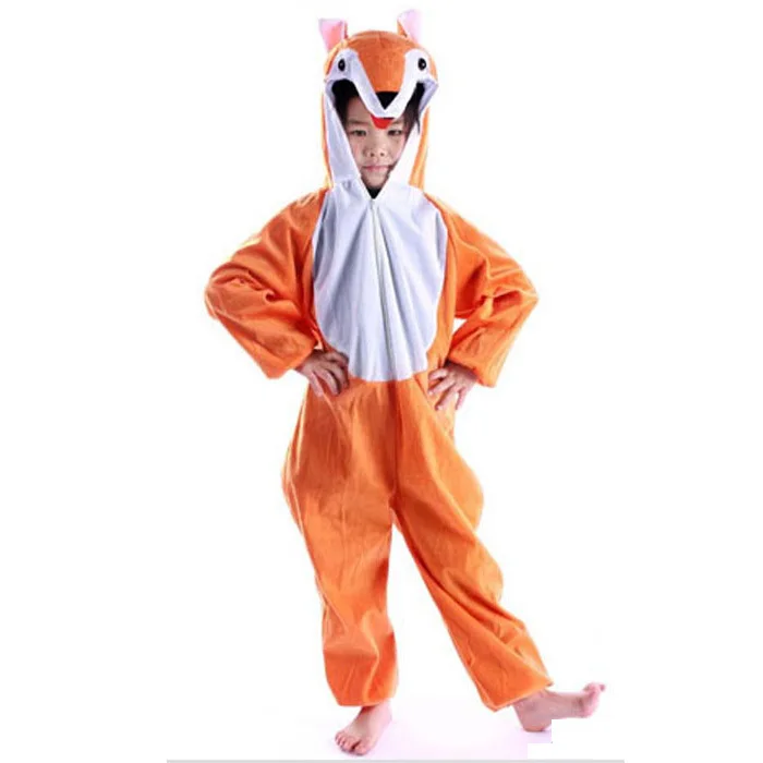 Lovely Kids Unisex Children Animal Pajamas  Children Cartoon Onesie Fox for Sale in Stock