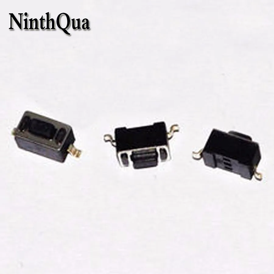 100pcs 3X6X4.3MM SMD Tactile Tact Push Button Switch SMD-2 Micro Switchs Momentary 3*6*4.3mm Car Remote Control Key Switch