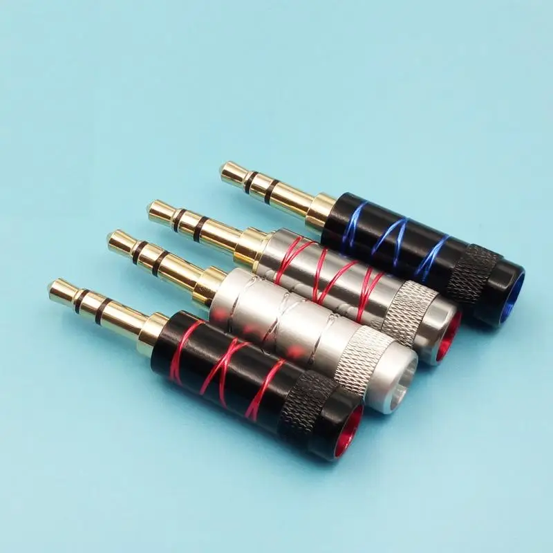 3.5mm earphone plug 3 pole stereo (6mm tail mouth) 10pcs