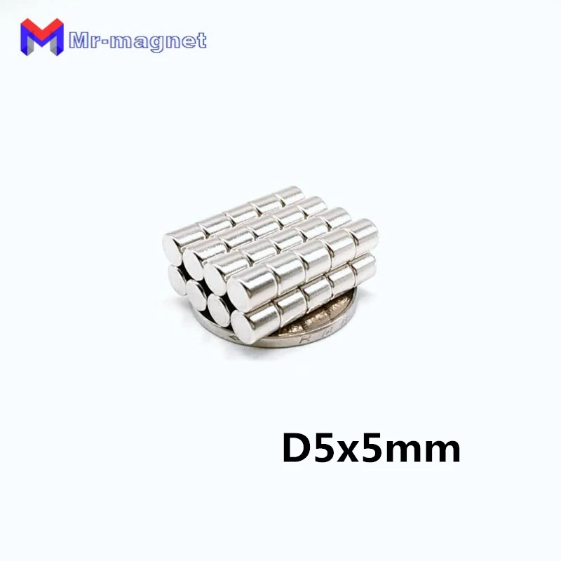 

2000pcs 5x5 5*5 mm magnets imans motor artcraft jewlry Super strong neo neodymium permanent magnet industry