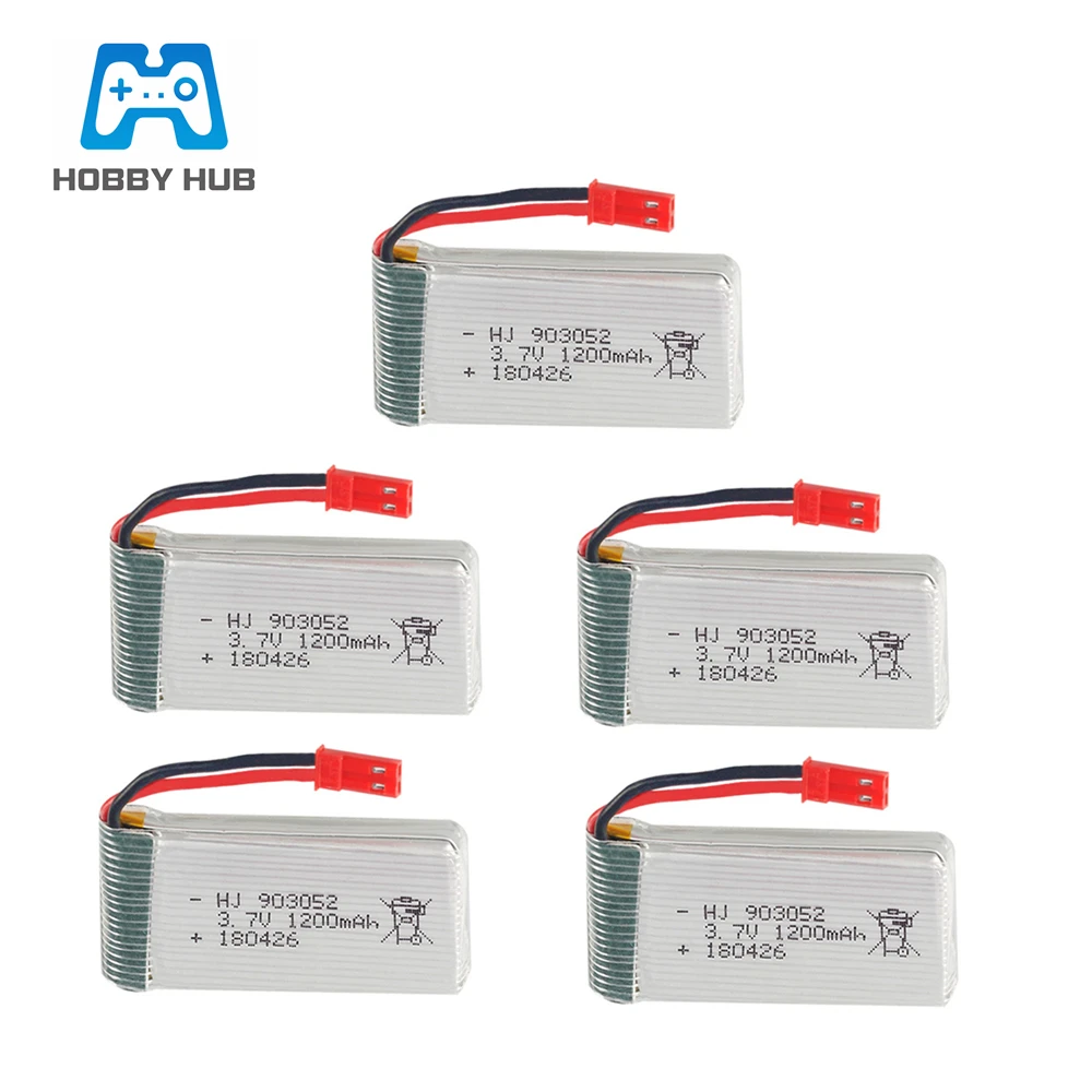 3.7V 1200mAh lipo battery For MJXRC T64 T04 T05 F28 F29 T56 T57 Huanqi 887 RC Aircraft Lipo battery 3.7 v 1200 mah 993052 JST