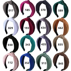 Stylish Pleated fabric Hairbands Girls Ladies Vintage twist Headbands Non-slip wrinkle Headband Hair Hoop Hair bow Accessories