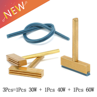 3Pcs/lot T-Soldering Iron Tips solder tip 30W/40W/60W with free Hot Press for LCD Screen Flex Cable Repair