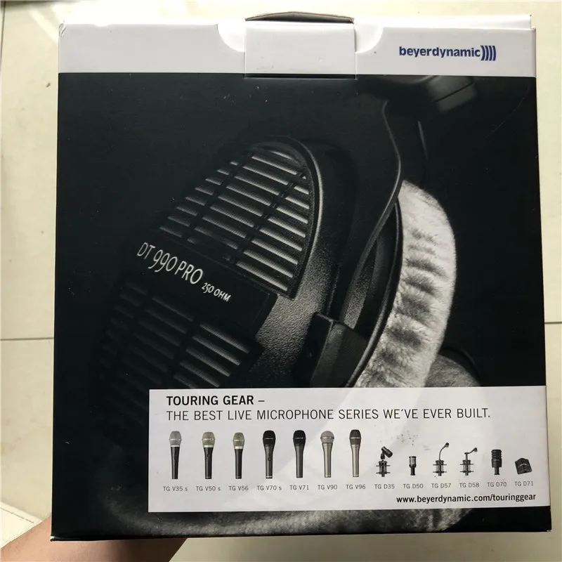 Beyerdynamic DT 990 Pro 250 Ohm Hi-Fi Headphones, Professional Studio Headsets, Open Back Headband Headpones Made in Germany