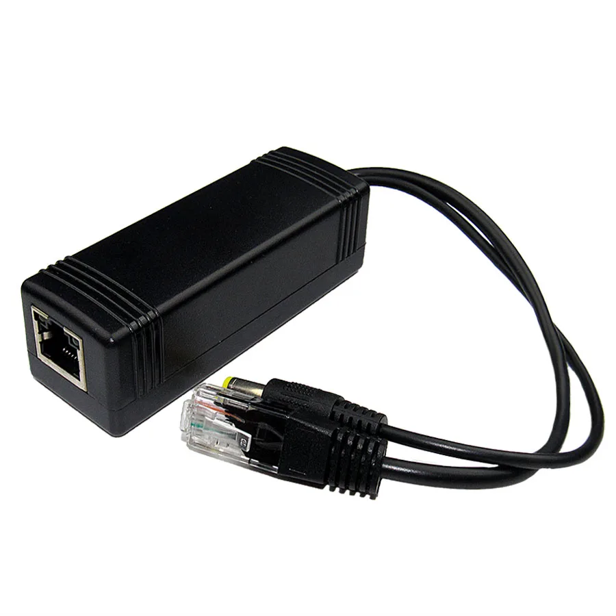 

48V to 12V 2.5A High quality 30W POE Adapter cable POE Splitter Power supply module 12v separator combiner for CCTV camera