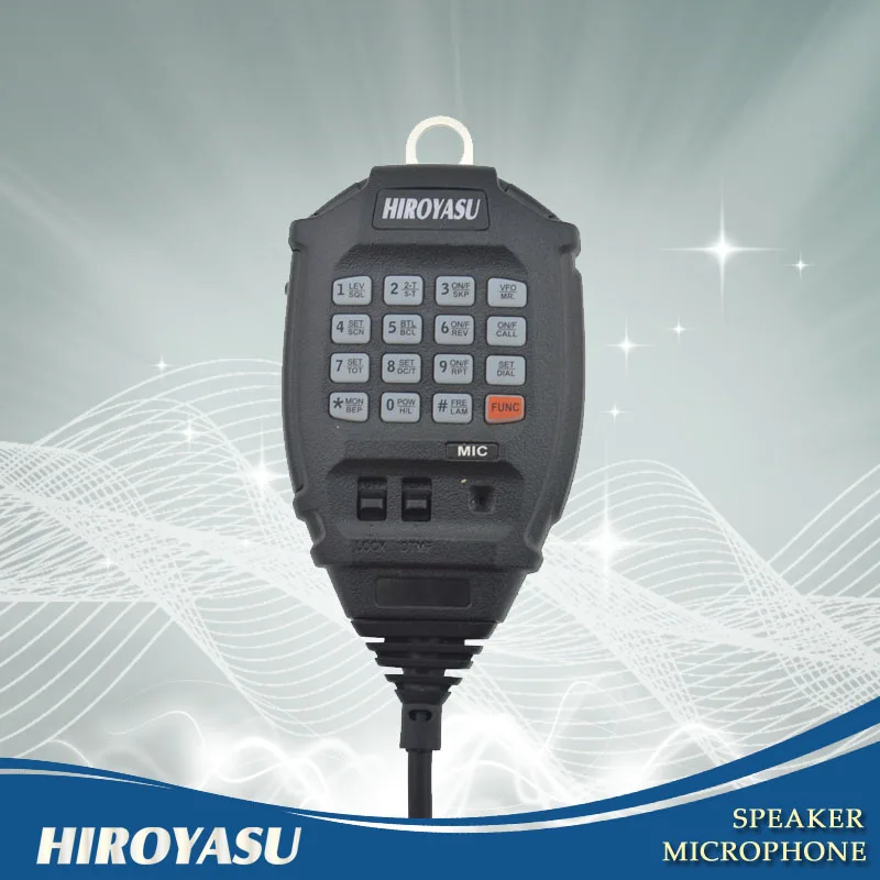 New Arrival Speaker Microphone with DTMF keypad 8pin for HIROYASU Mobile Radio MH-370