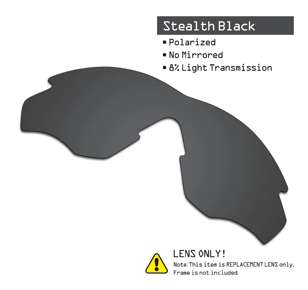 SmartVLT 2 Pieces Polarized Sunglasses Replacement Lenses for Oakley M2 Stealth Black and Amber Brown