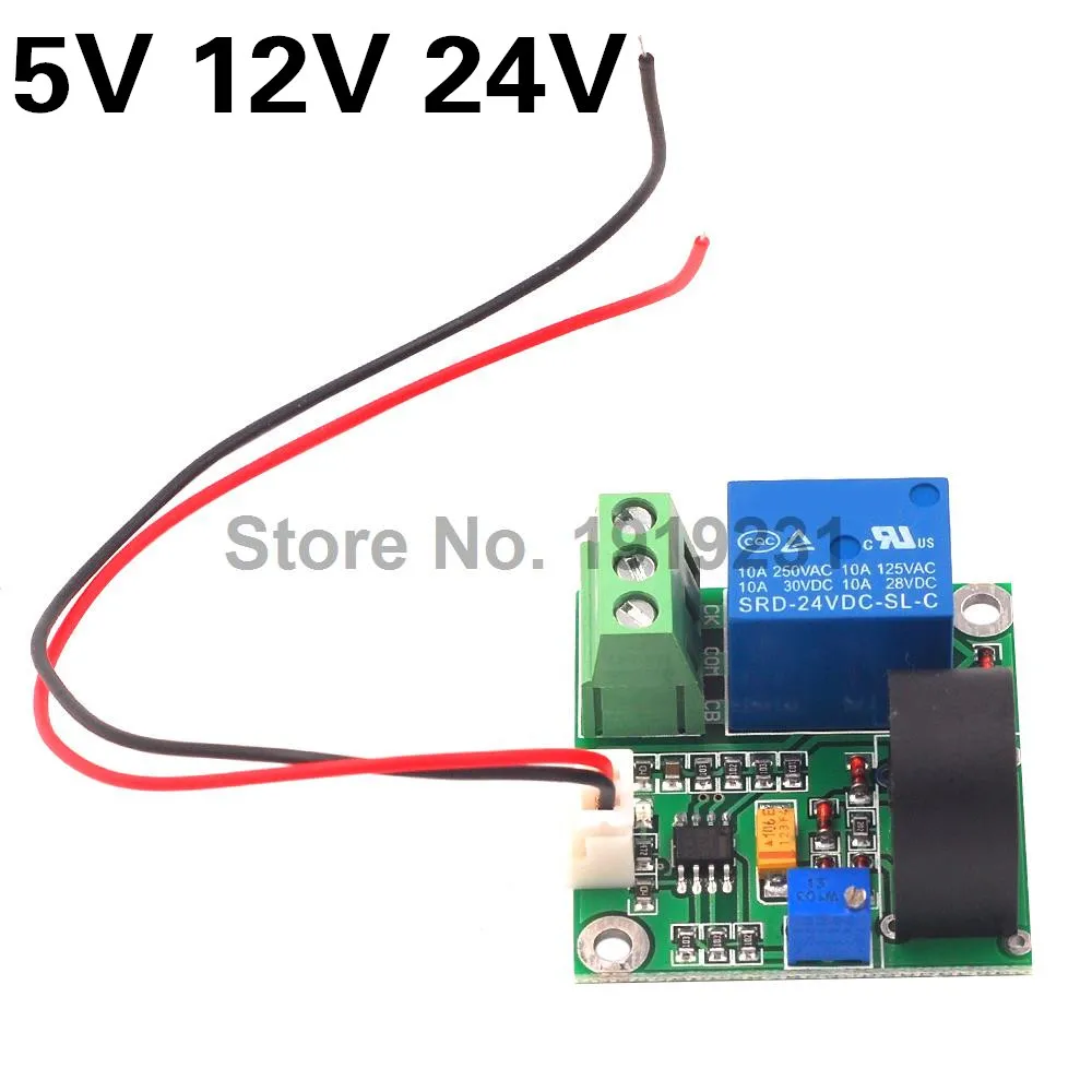 1 PCS 5 V 12 V 24 V 0-5A AC Atual Módulo Sensor Módulo Sensor de Detecção de Saída Interruptor 5A