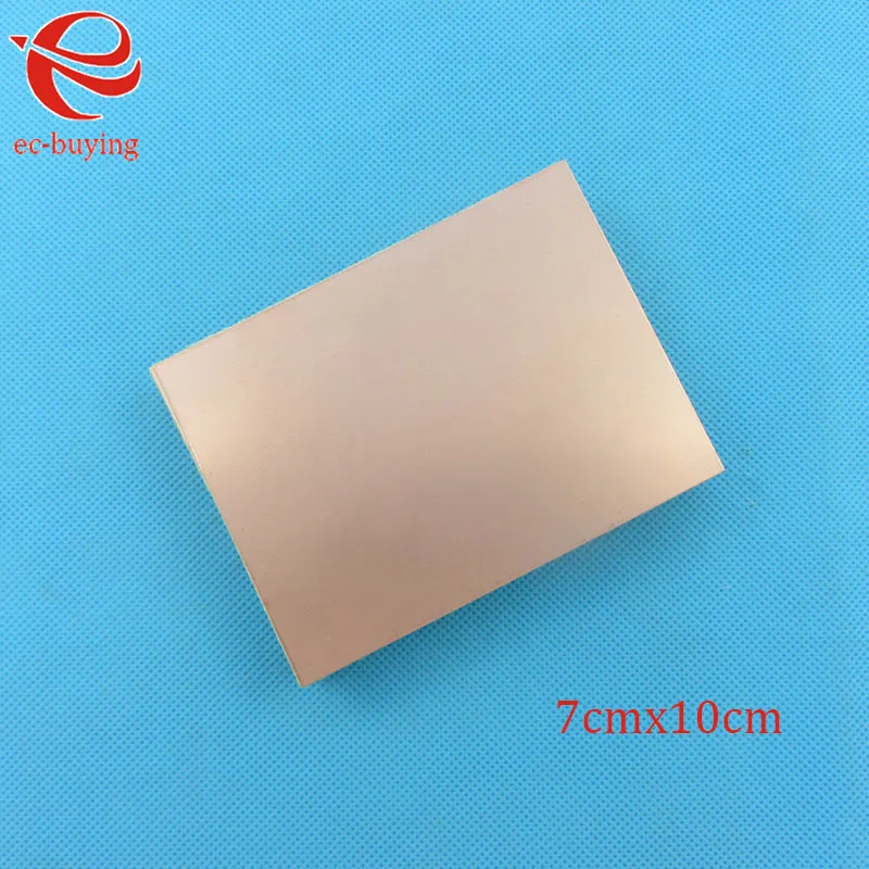 1Pc-10Pcs PF Bakelite Single Sided PCB Board 7*10 cm 7x10cm 1.4mm  Epoxy Copper Clad Plate Laminate Laminating CCL Electronic