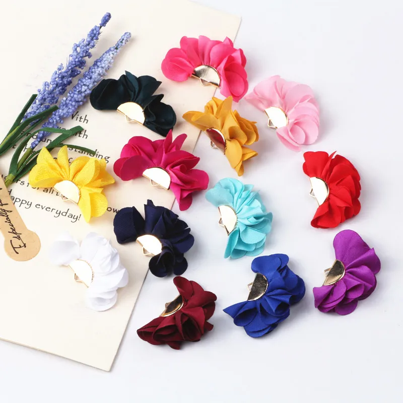 10pcs Mix Colors Cloth Flower Tassel Charms Pendants Supplies Tassels For Earring Necklace Bracelet Making Jewelry Accessories
