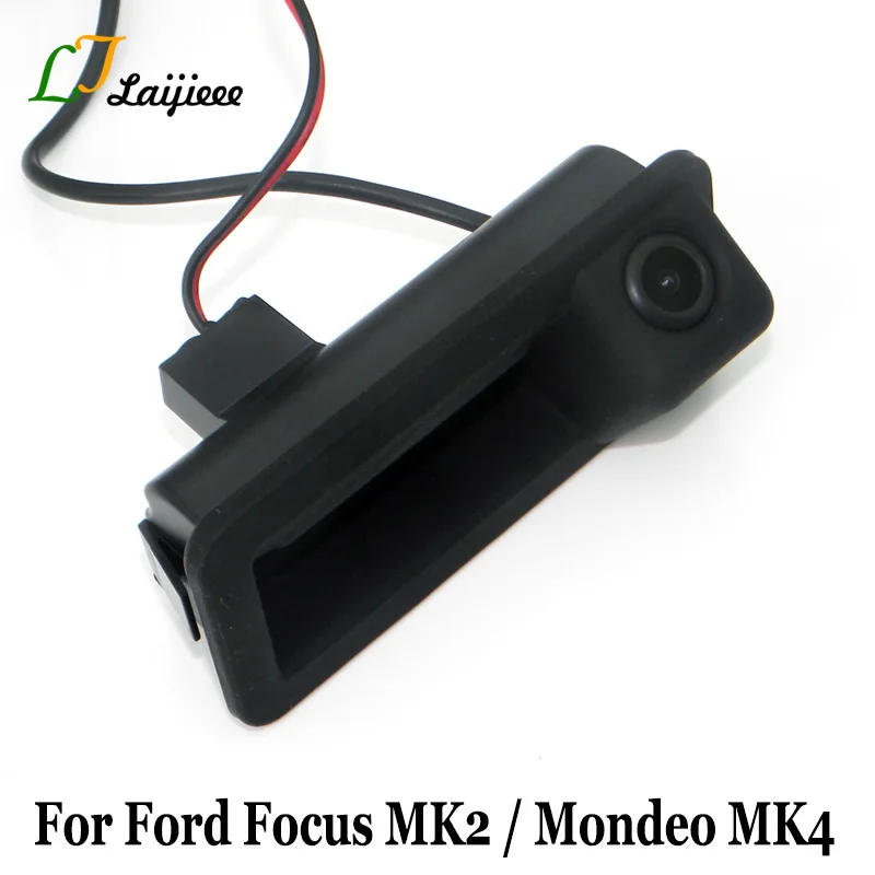 

Rearview Camera For Ford Focus 2 2005~2014 / With Power Relay Car Trunk Handle Parking Camera For Ford Mondeo MK4 2007~2014