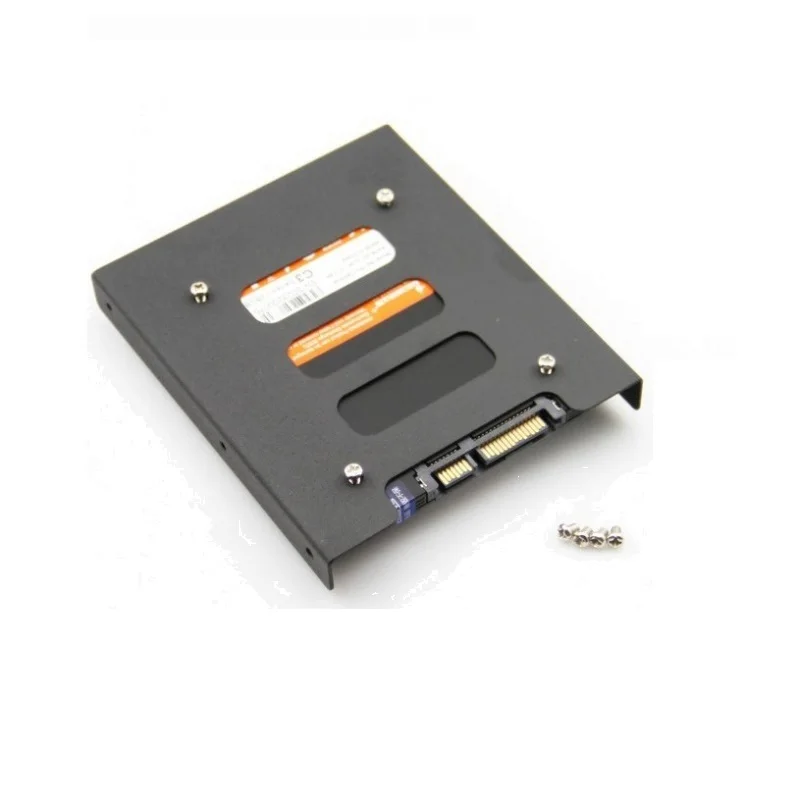Black 2.5" SSD to 3.5" Bay Caddy Tray Hard Drive HDD Mounting Dock Bracket Adapter Converter Frame For PC Computer