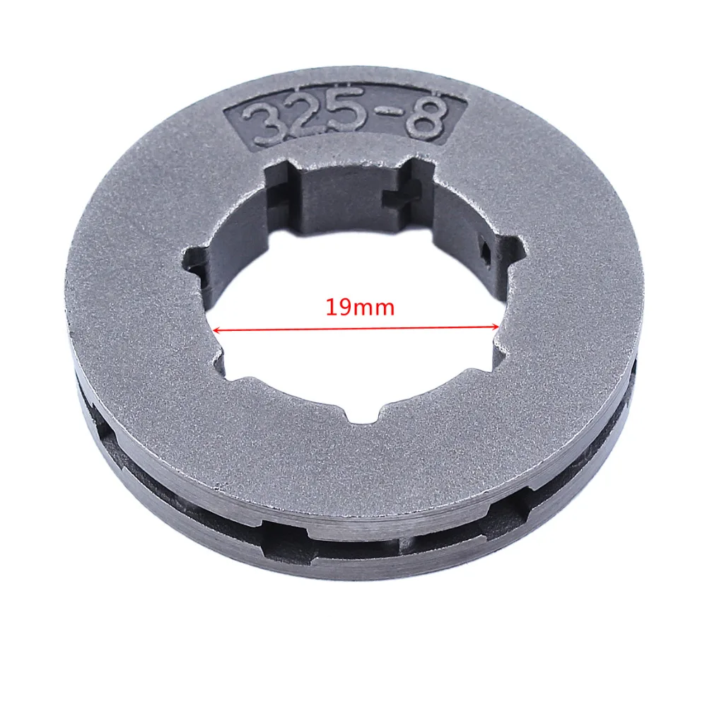2pcs/lot .325 Pitch 8 Teeth ID 19mm Sprocket Rim For Husqvarna 55 Rancher 154 254 254XP 257 262 262XP 50 51 55 Chainsaw
